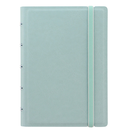 NOTEBOOK POCKET - CON ELASTICO - COPERTINA SIMILPELLE - 144 X 105 MM - 56 PAGINE - A RIGHE - VERDE PASTELLO - FILOFAX 94803