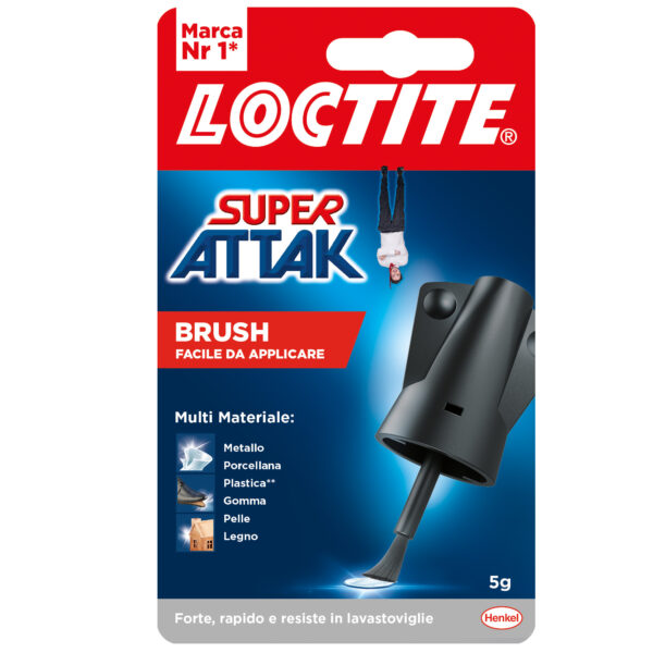 COLLA SUPER ATTAK ""EASY BRUSH"" GR.5 LOCTITE" ** promo office ** 37647"