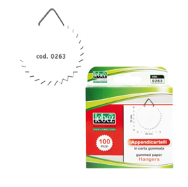 APPENDICARTELLO CARTA 100PZ. LEBEZ 26681