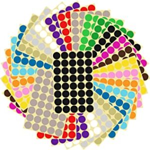 ETICHETTA ADESIVA 10FG. BOLLINO 32 ROSSO LION (150)
