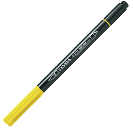 PENNARELLO AQUA BRUSH DUO - PUNTE 2-4 MM - GIALLO DI CADMIO LIMONE - LYRA 85034