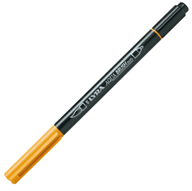 PENNARELLO AQUA BRUSH DUO - PUNTE 2-4 MM - GIALLO DI CADMIO SCURO - LYRA 85036