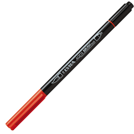 PENNARELLO AQUA BRUSH DUO - PUNTE 2-4 MM - ROSSO GERANIO CHIARO - LYRA 85039