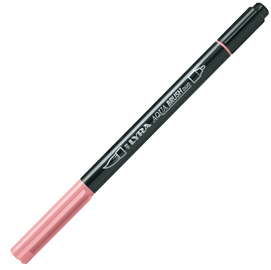 PENNARELLO AQUA BRUSH DUO - PUNTE 2-4 MM - CARMINIO ROSA - LYRA 85040