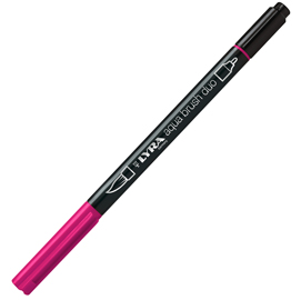 PENNARELLO AQUA BRUSH DUO - PUNTE 2-4 MM - CARMINIO CHIARO - LYRA 85740