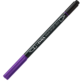 PENNARELLO AQUA BRUSH DUO - PUNTE 2-4 MM - VIOLETTO BLUASTRO - LYRA 85741