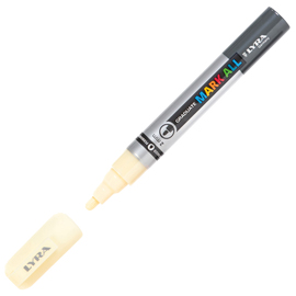 MARCATORE A BASE D'ACQUA GRADUATE MARK ALL  - PUNTA TONDA 2MM - GIALLO CHIARO - LYRA 100947