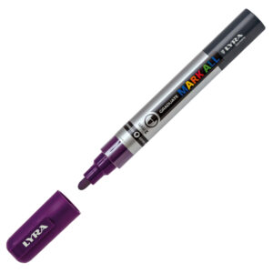 MARCATORE A BASE D'ACQUA GRADUATE MARK ALL  - PUNTA TONDA 2MM - VIOLA - LYRA 88928