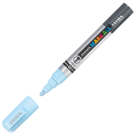 MARCATORE A BASE D'ACQUA GRADUATE MARK ALL  - PUNTA TONDA 2MM - BLU GHIACCIO - LYRA 100951
