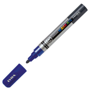 MARCATORE A BASE D'ACQUA GRADUATE MARK ALL  - PUNTA TONDA 2MM - BLU - LYRA 88926
