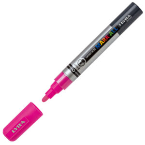 MARCATORE A BASE D'ACQUA GRADUATE MARK ALL  - PUNTA TONDA 2MM - ROSA FLUO - LYRA 88938