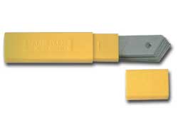 LAME DI RICAMBIO - 18 MM - CUTTER OLFA L1 - LEBEZ - TUBETTO DA 10 LAME 26956