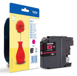 BROTHER - CARTUCCIA - MAGENTA - LC121M - 300 PAG BROLC121M