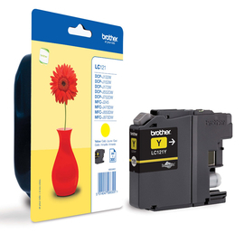 BROTHER - CARTUCCIA - GIALLO - LC121Y - 300 PAG BROLC121Y