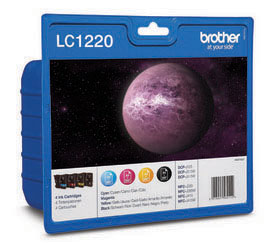 BROTHER - CARTUCCIA - C-M-Y-K - LC1220VALBP BROLC1220VP