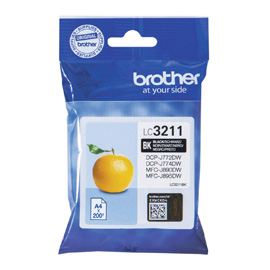 BROTHER - CARTUCCIA - NERO - LC3211BK - 200 PAG BROLC3211BK