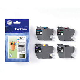BROTHER - 4 CARTUCCE - BK/C/M/Y - LC3217VAL - 550 PAG BROLC3217VAL