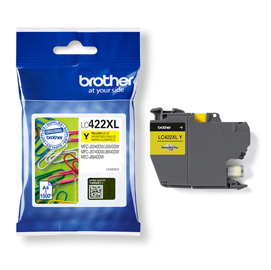 BROTHER - CARTUCCIA - GIALLO - LC422XLY - 1.500 PAG BROLC422XLY