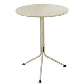 TAVOLO BASSO RIBALTABILE TONDO LEMON - 75 X 59 CM - AVORIO - UNISIT 100653