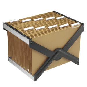 SUPPORTO PER CARTELLE SOSPESE LUXOR - CON 10 CARTELLE INTERASSE 39 CM - 41X27,5X32 CM - AVANA - BERTESI 68058