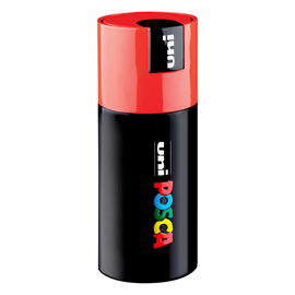 GIFT BOX ROSSO 9 MARCATORI POSCA PEN PC1 PUNTA 0.7MM COL.ASS. UNI 101373