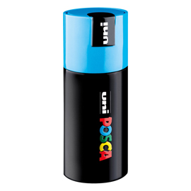 GIFT BOX AZZURRO 9 MARCATORI POSCA PEN PC1 PUNTA 0.7MM COL.ASS. UNI 101375