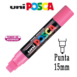 PENNARELLO UNI POSCA 15mm PUNTA EXTRA LARGE ROSA 77238