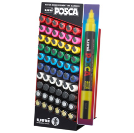 EXPO 60 UNI POSCA PC5M P. MEDIA COLORI ASSORTITI 78110