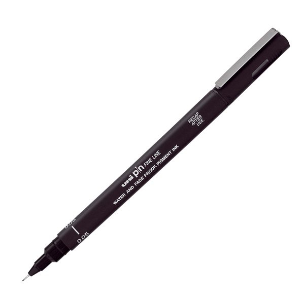 PIN FINELINER - PUNTA 0,05 MM - NERO - UNI MITSUBISHI 92682