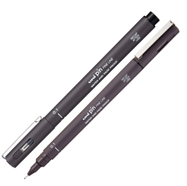 PIN FINELINER - PUNTA 0.1 MM - GRIGIO SCURO - UNI MITSUBISHI 93928