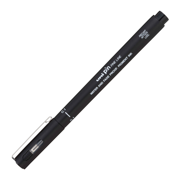 PIN FINELINER - PUNTA 0,1 MM - NERO - UNI MITSUBISHI 92683