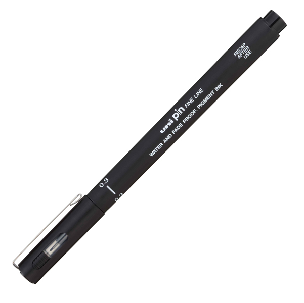 PIN FINELINER - PUNTA 0,3 MM - NERO - UNI MITSUBISHI 92684