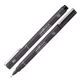 PIN FINELINER - PUNTA 0.5 MM - GRIGIO SCURO - UNI MITSUBISHI 93929