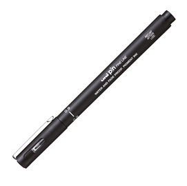 PIN FINELINER - PUNTA 0.9 MM - NERO - UNI MITSUBISHI 93923