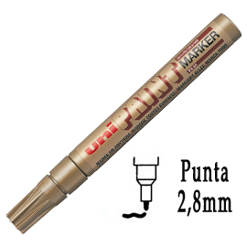 MARCATORE UNI PAINT PX20 - PUNTA 2,8MM - ORO - UNI MITSUBISHI 37778