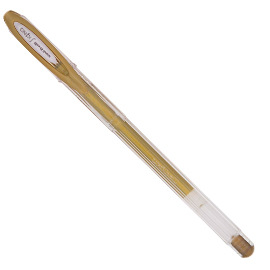 PENNA A SFERA GEL CON CAPPUCCIO UNI BALL SIGNO  - PUNTA 0,8MM  - ORO - UNI MITSUBISHI 80508