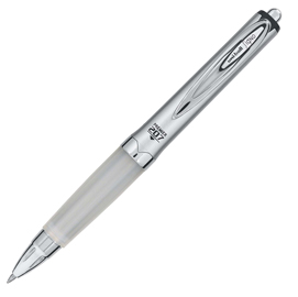 PENNA GEL A SFERA A SCATTO SIGNO 207 PREMIER  - FUSTO ARGENTO - NERO - PUNTA 0,7MM - UNI MITSUBISHI 82709