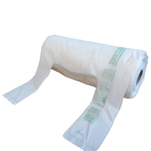 SHOPPERS MINI - 22X50 CM - MATER-BI - BIANCO - ROTOLO 200 PEZZI 91322