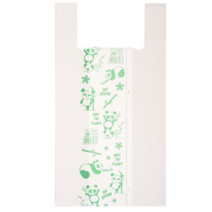 SHOPPERS MAXI - 30X60 CM - MATER-BI - BIANCO - SCATOLA 500 PEZZI 91321
