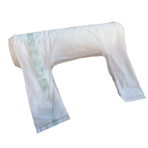 SHOPPERS MAXI - 30X60 CM - MATER-BI - BIANCO - ROTOLO 100 PEZZI 91323