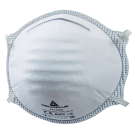 MASCHERINA FILTRANTE FFP1 - MONOUSO - DELTAPLUS - CONF. 20 PEZZI 73602