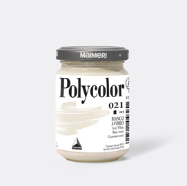 COLORE VINILICO POLYCOLOR VASETTO 140ML BIANCO AVORIO MAIMERI 85212