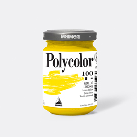 COLORE VINILICO POLYCOLOR - 140 ML - GIALLO LIMONE - MAIMERI 85215