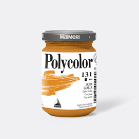 COLORE VINILICO POLYCOLOR - 140 ML - OCRA GIALLA - MAIMERI 85217