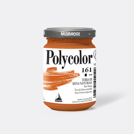 COLORE VINILICO POLYCOLOR - 140 ML - TERRA DI SIENA NATURALE - MAIMERI 85220
