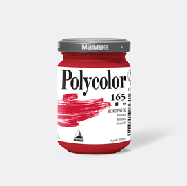 COLORE VINILICO POLYCOLOR - 140 ML - BORDEAUX - MAIMERI 85221