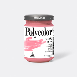 COLORE VINILICO POLYCOLOR - 140 ML - ROSA CHIARO - MAIMERI 85223