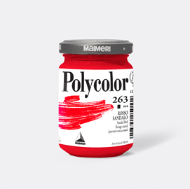 COLORE VINILICO POLYCOLOR - 140 ML - ROSSO SANDALO - MAIMERI 85226