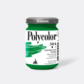 COLORE VINILICO POLYCOLOR VASETTO 140ML VERDE CHIARO MAIMERI 85229
