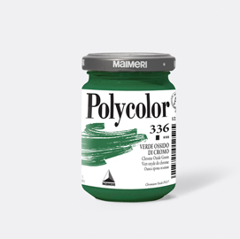 COLORE VINILICO POLYCOLOR - 140 ML - VERDE OSSIDO DI CROMO - MAIMERI 85232